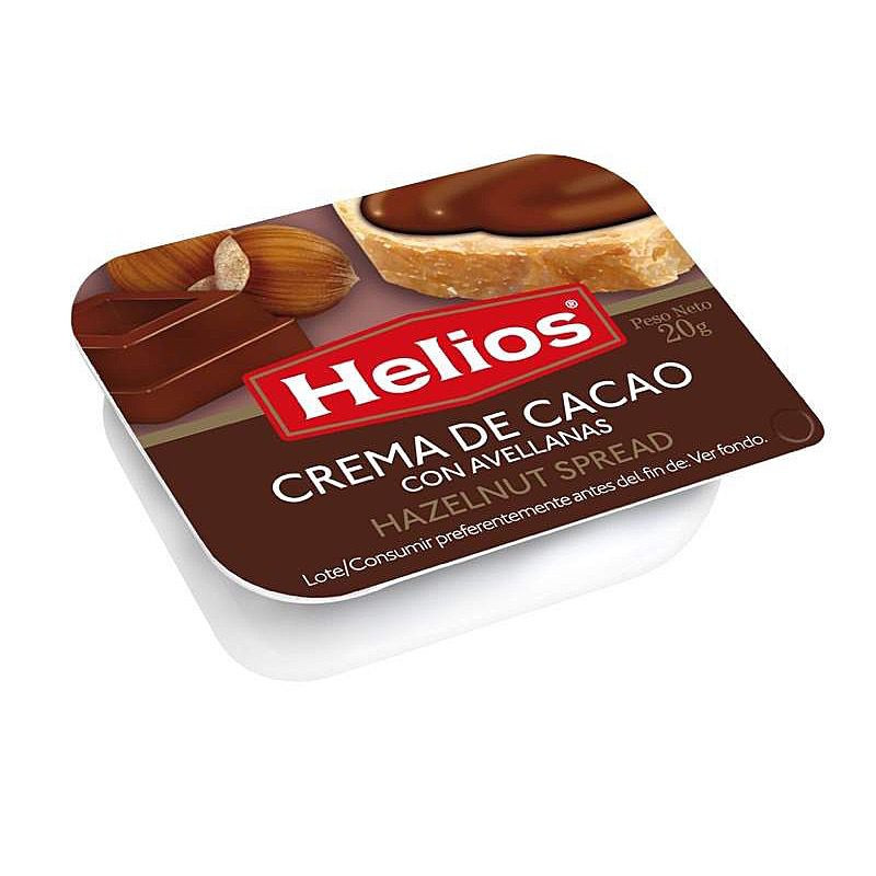 CREMA DE CACAO Y AVELLANAS PORCIONES CAJA 120un 20g